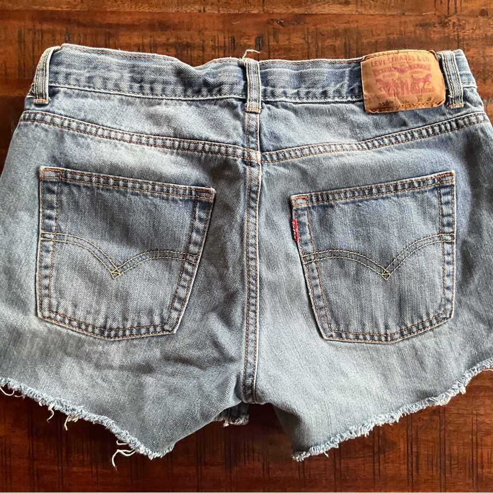 Levi’s cut off Jean shorts